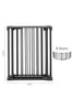 Wooden Pet Dog Folding Gate Fence Safety Barrier Divider Freestanding Doorway UK