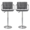 2pcs Bar Stools Gas Lift Swivel Kitchen Breakfast Bar Chair Kitchen Cafe Pub