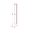 Modern Creative Shape Floor Lamp Living Room LED Bulb Lighting Reading Lights UK