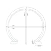 Wedding Backdrop Stand Arch Door Party Garden Flower Rack Display Decor