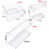3-10x Clear Box Kitchen Pantry Fridge Organiser Food Storage Container with Lid
