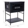 Portable Folding Camping Picnic Table Party Car Garden BBQ Storage Box W/Support