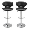 2pcs Bar Stools Gas Lift Swivel Kitchen Breakfast Bar Chair Kitchen Cafe Pub