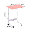 Over Bed Desk Hospital Medical Table On Wheels PC Laptop Mobility Aid Table