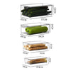 3-10x Clear Box Kitchen Pantry Fridge Organiser Food Storage Container with Lid