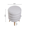 Dressing Table Stool Ottoman Footstool Padded Cushion Rest Seat Footstool Pouffe