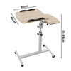 Over Bed Desk Hospital Medical Table On Wheels PC Laptop Mobility Aid Table