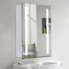 Illuminated LED Bathroom Mirror Cabinet With Demister Sensor Shaver Socket