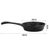 Cast Iron Casserole Dish Pot Pan Cooked Camping Stew Dutch Oven Stockpot Skillet