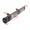 Electric Heater Garden Heating Free Standing/Wall-mounted/Hanging Outdoor Warmer