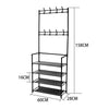 Clothes Rail Rack Garment Hanging Stand Shoe Rack Storage Shelf Open Wardrobe