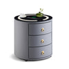 LED Bedside Tables Cabinets Wireless Charging Bedroom Furniture 3 Drawers