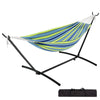 2-Person Outdoor Hammock w/ Stand,450 Lbs,Portable Hammock w/Carry Bag,11 Colors