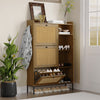 3 Drawer Shoe Cabinet Storage Cupboard Unit Shoe Rack Wooden Stand Organiser