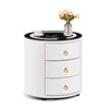 LED Bedside Tables Cabinets Wireless Charging Bedroom Furniture 3 Drawers