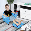 Kids Armchair Children Sofa Set with Footrest Toddler Padding Couch