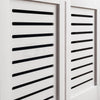 Radiator Cover White Modern Horizontal MDF Wood Grill Cabinet Shelf