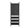 Zahra Bedroom Furniture Open Wardrobe Drawers Cabinet Modern Storage Black