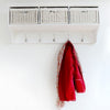 Wooden Coat Rack Wall Mount Storage Hanging Shelf TETBURY Hallway Furniture