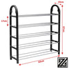 3/5 Tier Shoe Stand Storage Organiser Rack Lightweight Compact Space Save Shelf