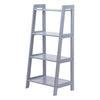 4 Tier Wooden Ladder Storage Shelf Bathroom Unit Bookcase Display Stand