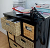 Storage Unit Wicker Basket Bathroom Hallway Chest of Drawers Tetbury Furniture