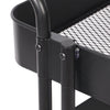 3 Tier Slim Kitchen Storage Trolley Cart Rack Tray Shelf Rolling Wheel W/ Handle