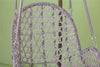 Outdoor Egg Chair Swing SET- Rattan Cocoon Swing Garden Seat COMPLETE