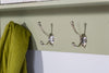 Wooden Coat Rack Wall Mount Storage Hanging Shelf TETBURY Hallway Furniture
