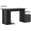 Wood Computer Desk Laptop Workstation PC Table Drawer Shelf Office Home Business