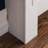 Radiator Cover White Modern Horizontal MDF Wood Grill Cabinet Shelf