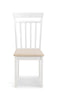 COAST WHITE/GREY DROPLEAF DINING TABLE & CHAIRS KITCHEN DINING ROOM FURNITURE