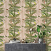 HOLDEN CONGO GEOMETRIC METALLIC WALLPAPER ART DECO TROPICAL ANIMALS PALM LEAVES