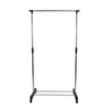 Garment Rack Single Adjustable Portable Clothes Rail Hanging Storage Rail Stand
