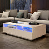 Modern Coffee Gloss Coffee Table NEW RGB LED Design Living Room
