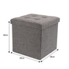 2 Seat Large Crushed Velvet Foldable Ottoman Storage Box Double Bed Foot Stool