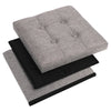 2 Seat Large Crushed Velvet Foldable Ottoman Storage Box Double Bed Foot Stool