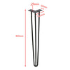 4X Hairpin Legs 6"-28" Steel Hair Pin Legs 3 Rod Table Legs 12mm Furniture Leg
