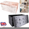 Storage Box | Luxury Ottoman Box - Ottoman Storage Footstool Soft Plush Velvet