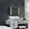 LED Bathroom Mirror Lights Illuminated with Demister Shaver Socket Touch Modern