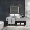 LED Bathroom Mirror Lights Illuminated with Demister Shaver Socket Touch Modern