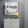 LED Bathroom Mirror Lights Illuminated with Demister Shaver Socket Touch Modern