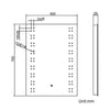LED Bathroom Mirror Lights Illuminated with Demister Shaver Socket Touch Modern
