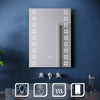 LED Bathroom Mirror Lights Illuminated with Demister Shaver Socket Touch Modern