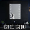 LED Bathroom Mirror Lights Illuminated with Demister Shaver Socket Touch Modern