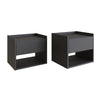 HARMONY WALL MOUNTED PAIR OF BEDSIDE TABLES LAMP SIDE TABLE BEDROOM FURNITURE