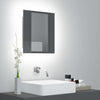 Modern LED Illuminated Bathroom Mirror Cabinet Wall Mounted with Sheft Storage