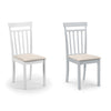 COAST WHITE/GREY DROPLEAF DINING TABLE & CHAIRS KITCHEN DINING ROOM FURNITURE