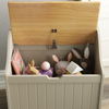 Wooden Toy Box Storage Ottoman Unit Kids Toys Childrens Nursery Bedroom Chest