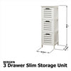 BERGEN RANGE SHOE CABINET DRAWER CUPBOARD BATHROOM SHELVING STORAGE UNIT WHITE